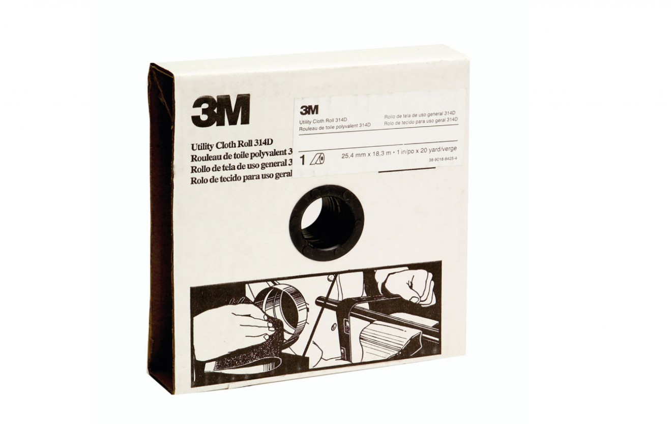 3M Cloth Roll 314D Maroon 115mm x 50m P120