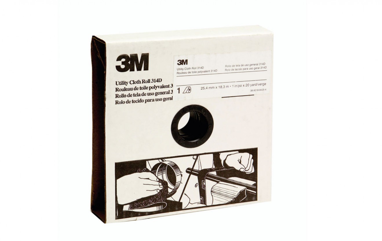 3M Cloth Roll 314D Maroon 115mm x 50m P150