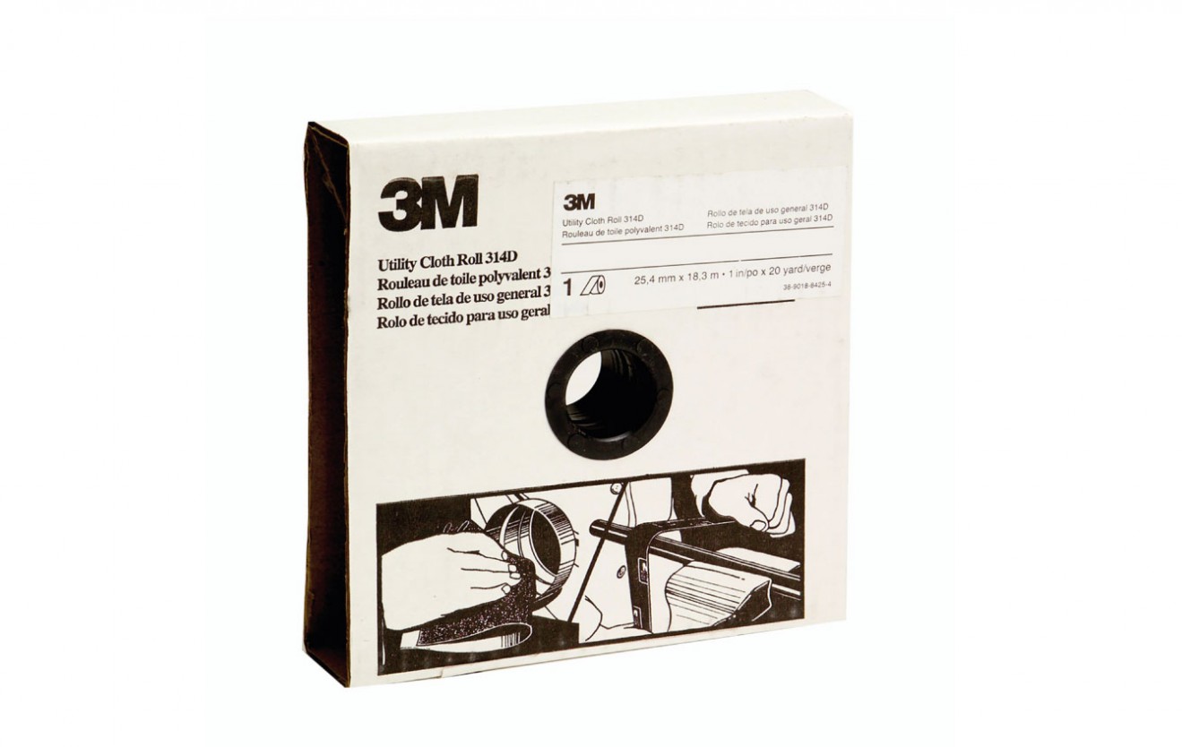 3M Cloth Roll 314D Maroon 115mm x 50m P180