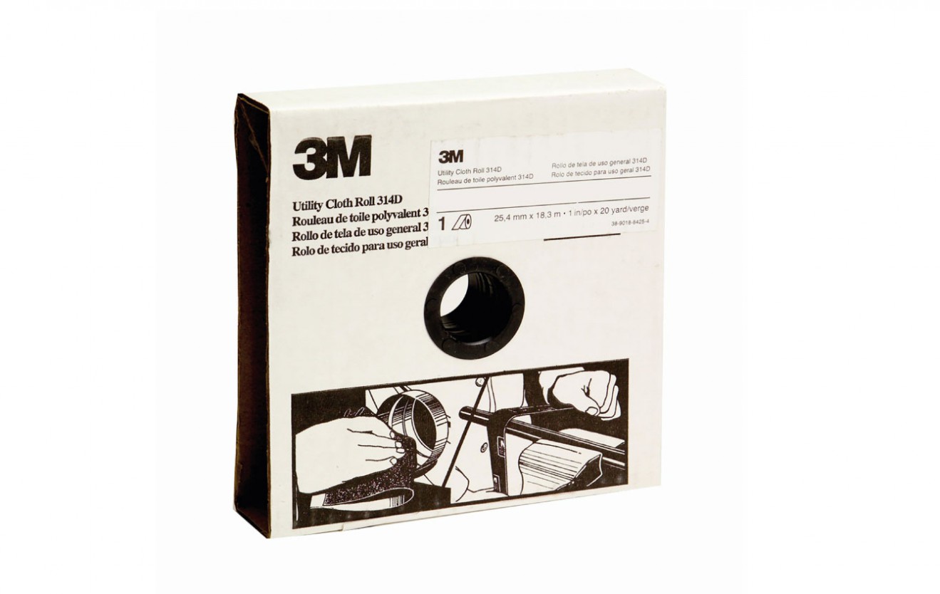 3M Cloth Roll 314D Maroon 50mm x 25m P60