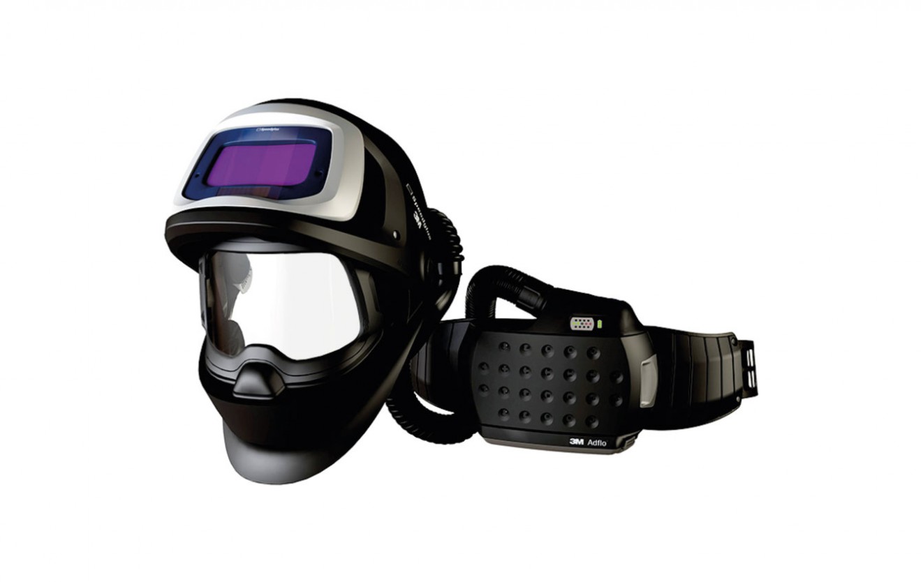 3M Speedglas Welding Helmet 9100 FX Air with filter 9100X and 3M Adflo™ Powered Air Respirator, 5