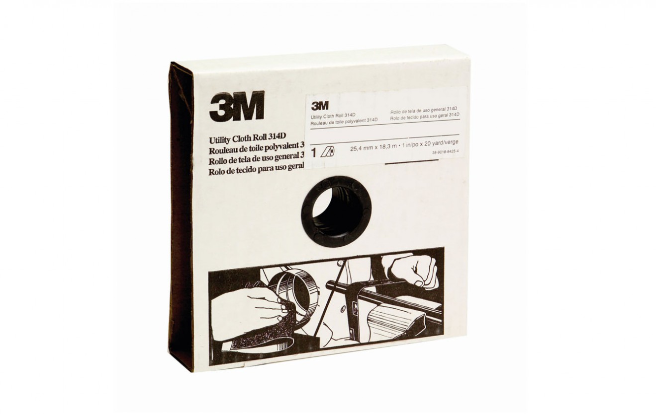 3M Utility Cloth Roll 314D, P320,115 mmX 50 m, 2RLS/Carton