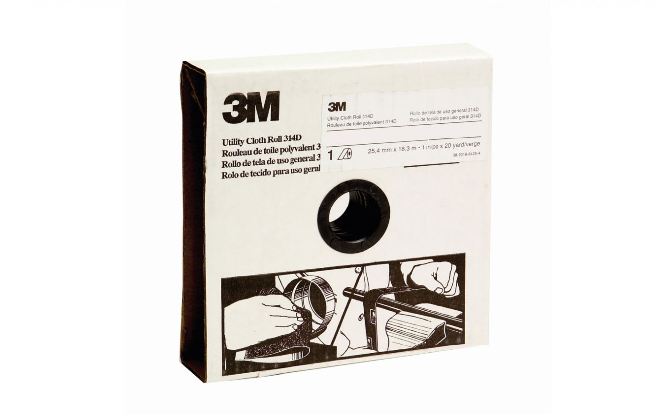 3M Utility Cloth Roll 314D, P60, 115 mmX 50 m, 2RLS/Carton, PN63391