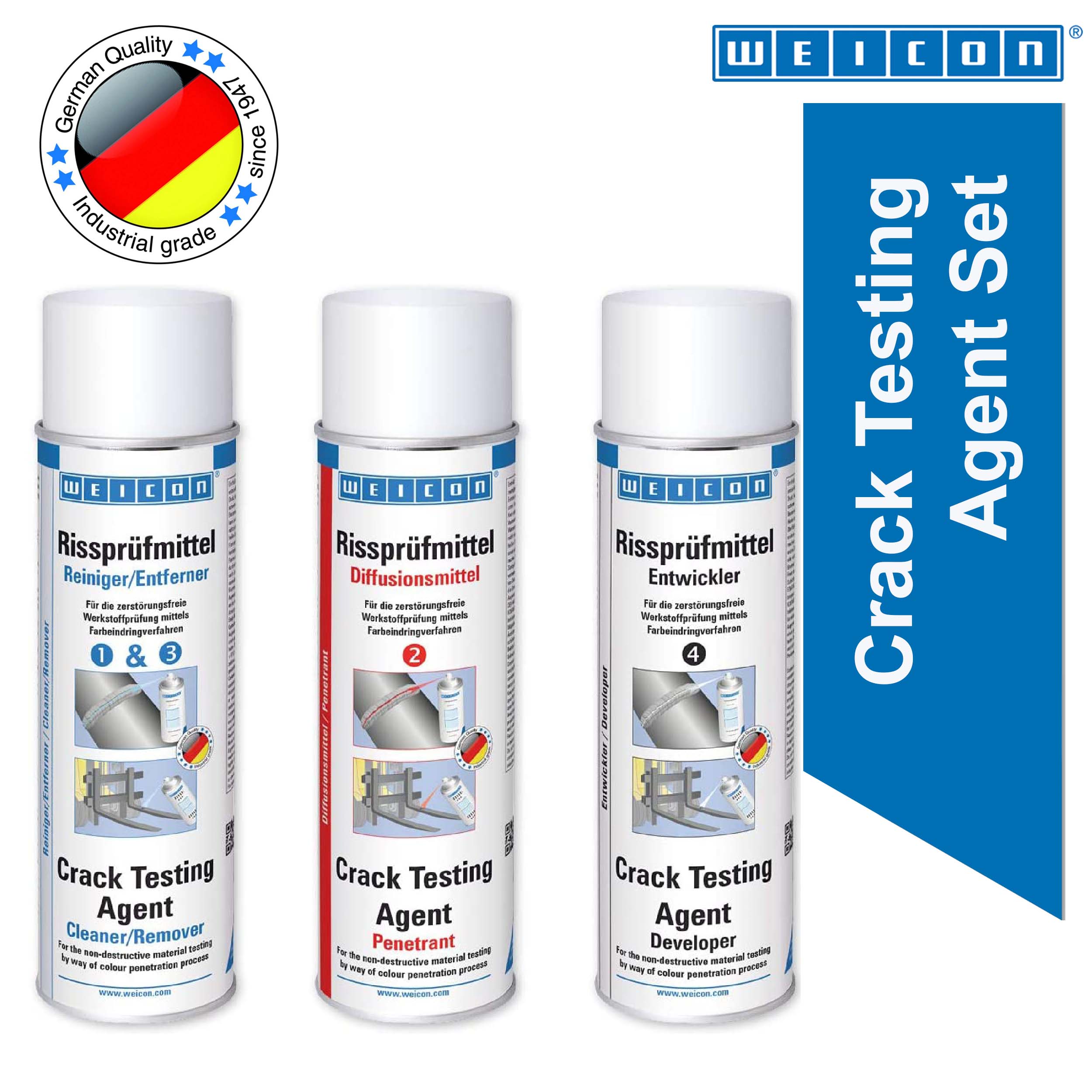 CRACK TESTING AGENT DEVELOPER WEICON 500ML                 