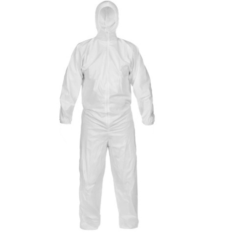 BOILERSUIT DISPOSABLE DT117 HOODED SIZE L DELTAPLUS