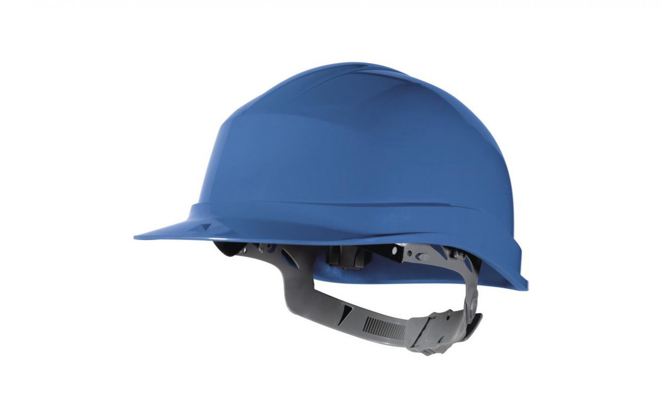 DELTAPLUS HELMET SAFETY SLOTTED BLUE